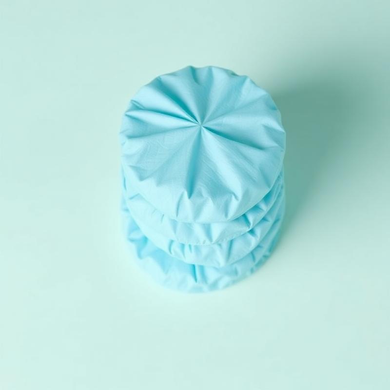 Disposable Doctor Cap Light Blue 100 Pcs Pack